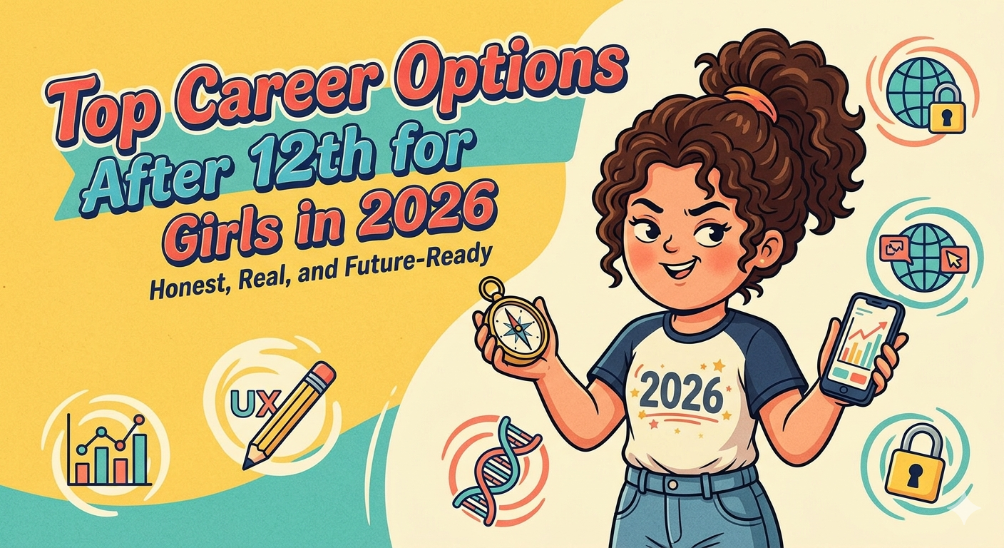 The Smartest Top Career Options After 12th for Girls in 2026 — Honest, Real, and Future-Ready